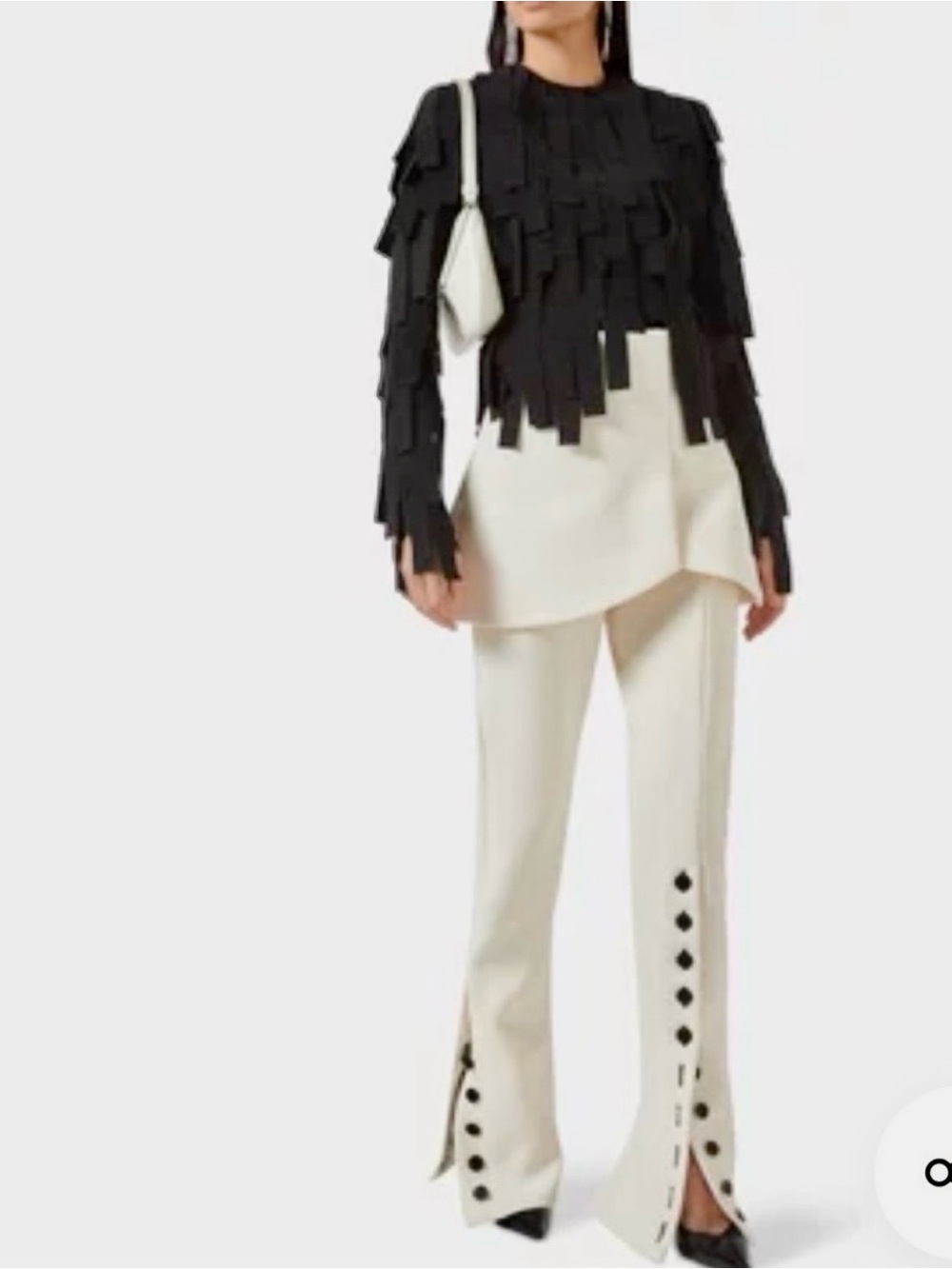 A.W.A.K.E. MODE Basque Button Leg Pants